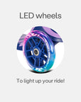 light up wheels scoter