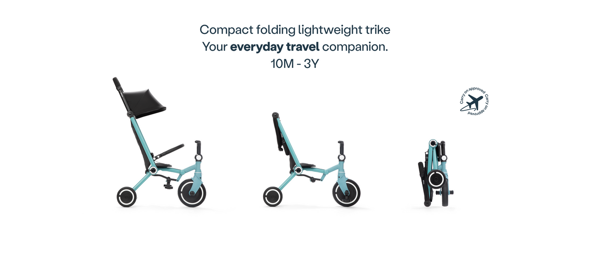 How compact should your folding trike be for storage at home and when travelling?