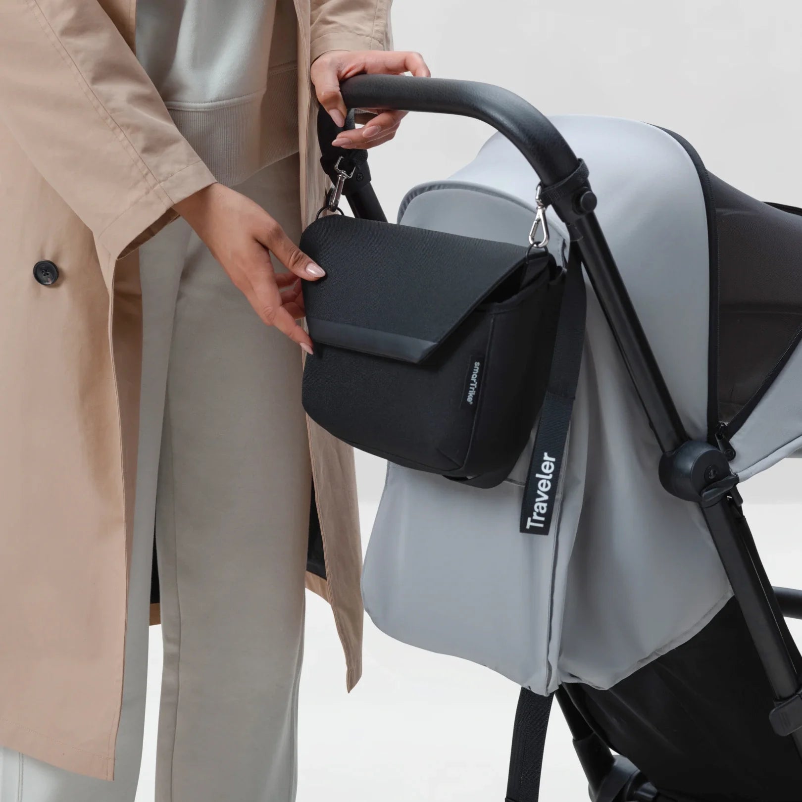 How to secure your organiser to any stroller handle