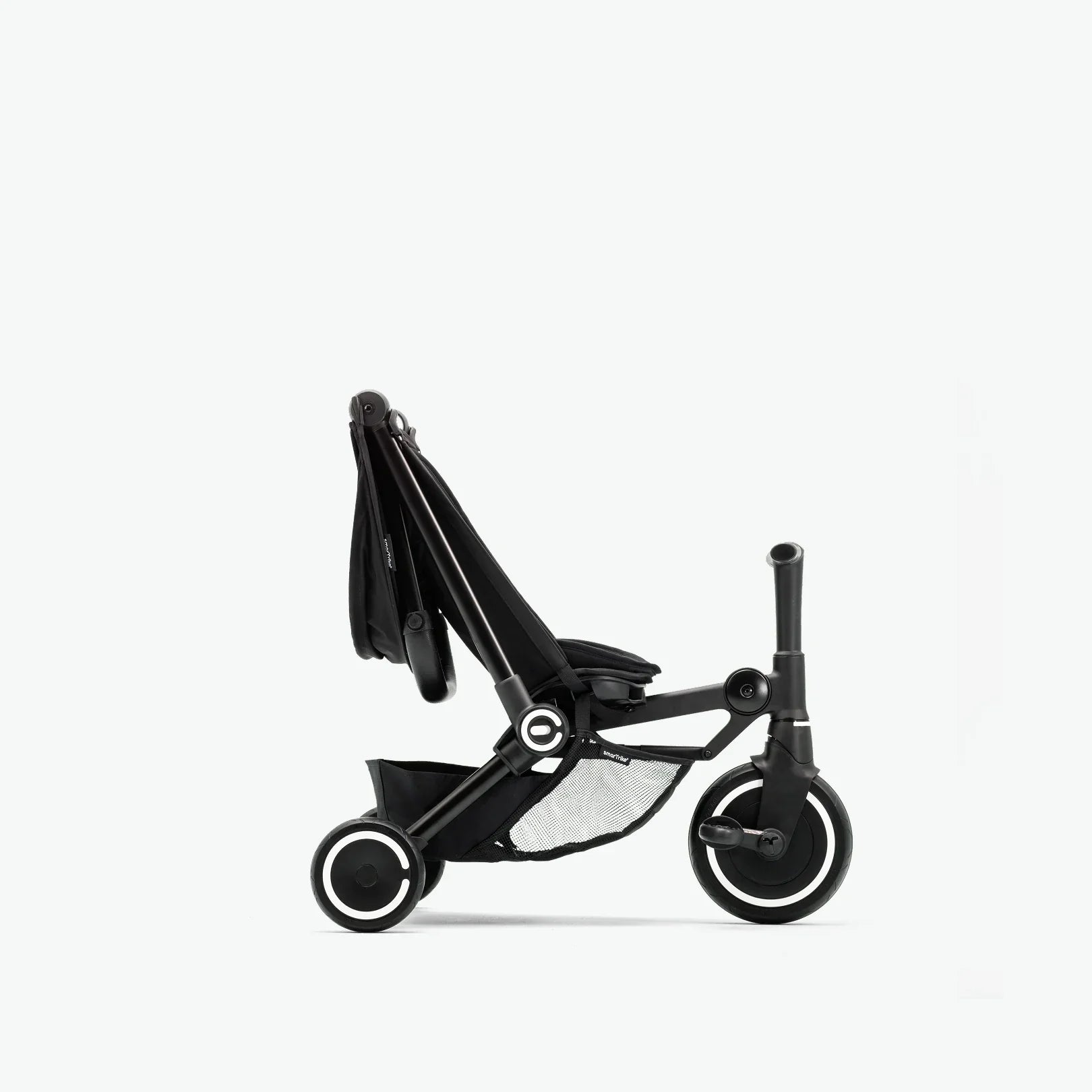 How to fold and partially disassemble a compact trike for security checks