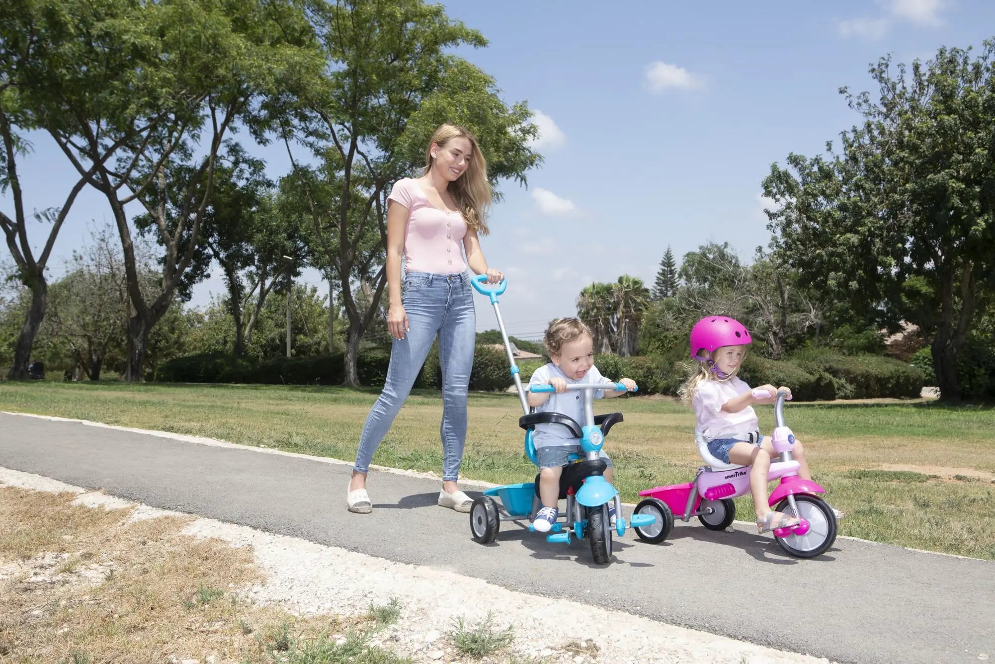 Which Five Steering Features Let You Control a Push Trike with One Hand?
