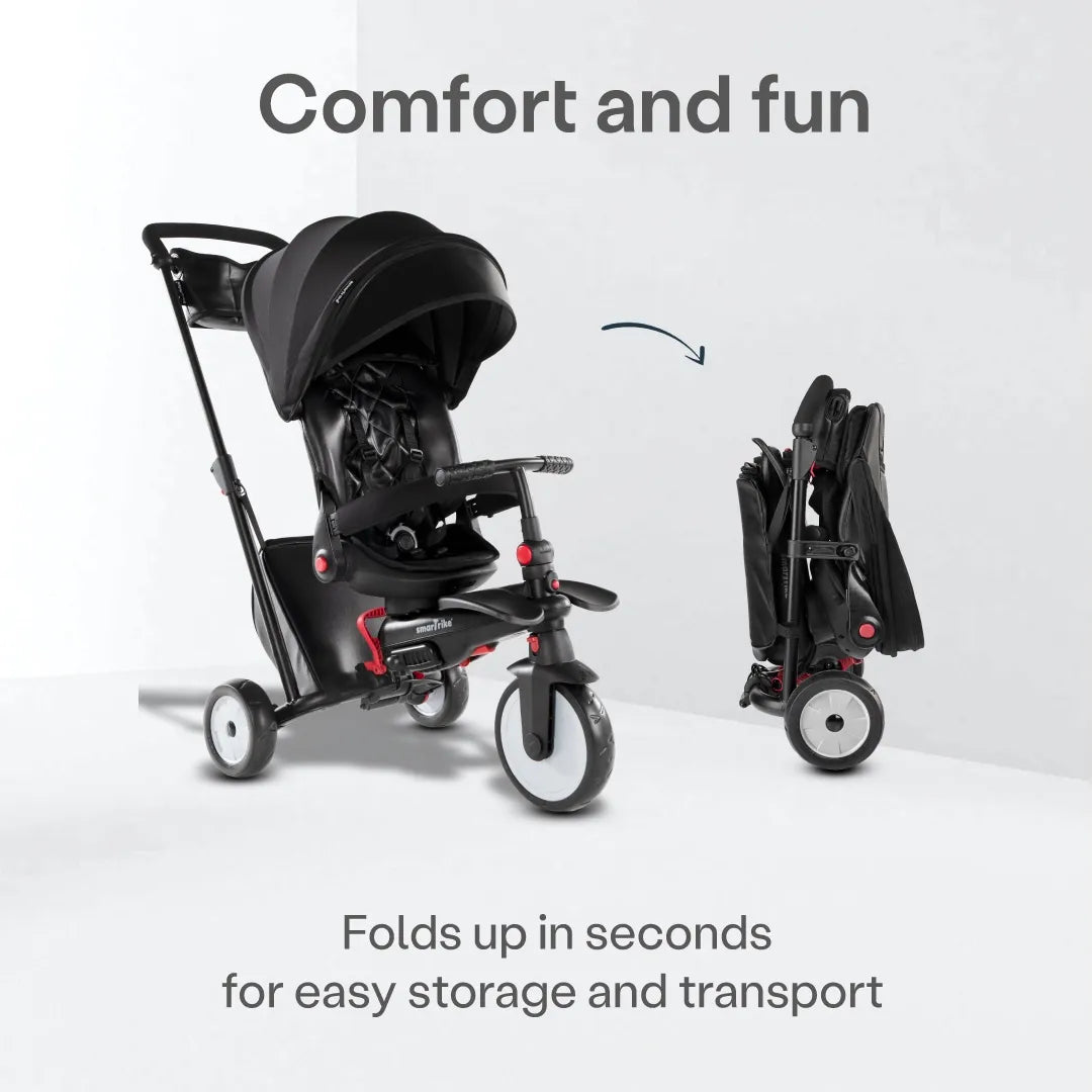 Lightweight frames, fast folding, and upright storage that simplify family outings