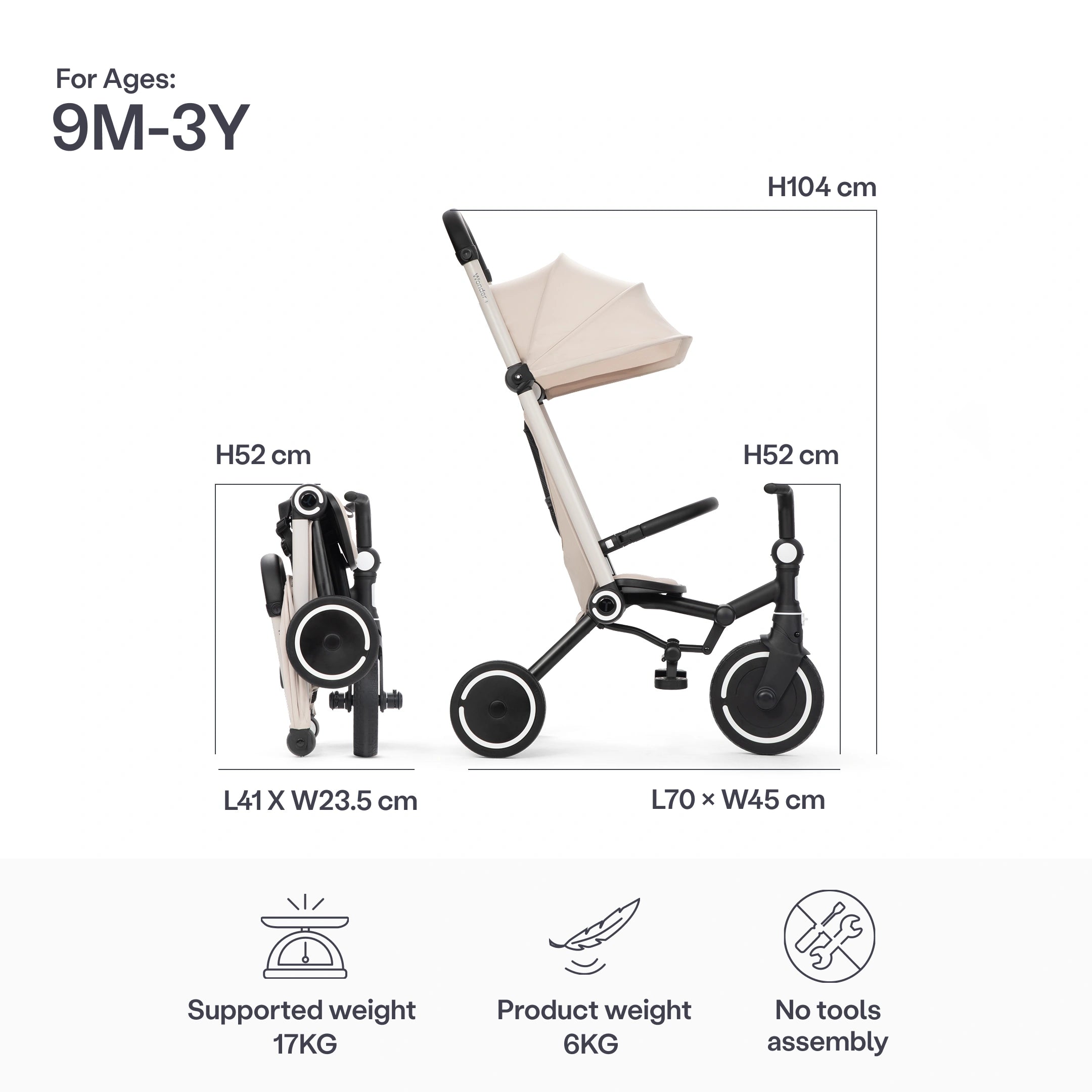 Wonder Plus Stroller-Trike