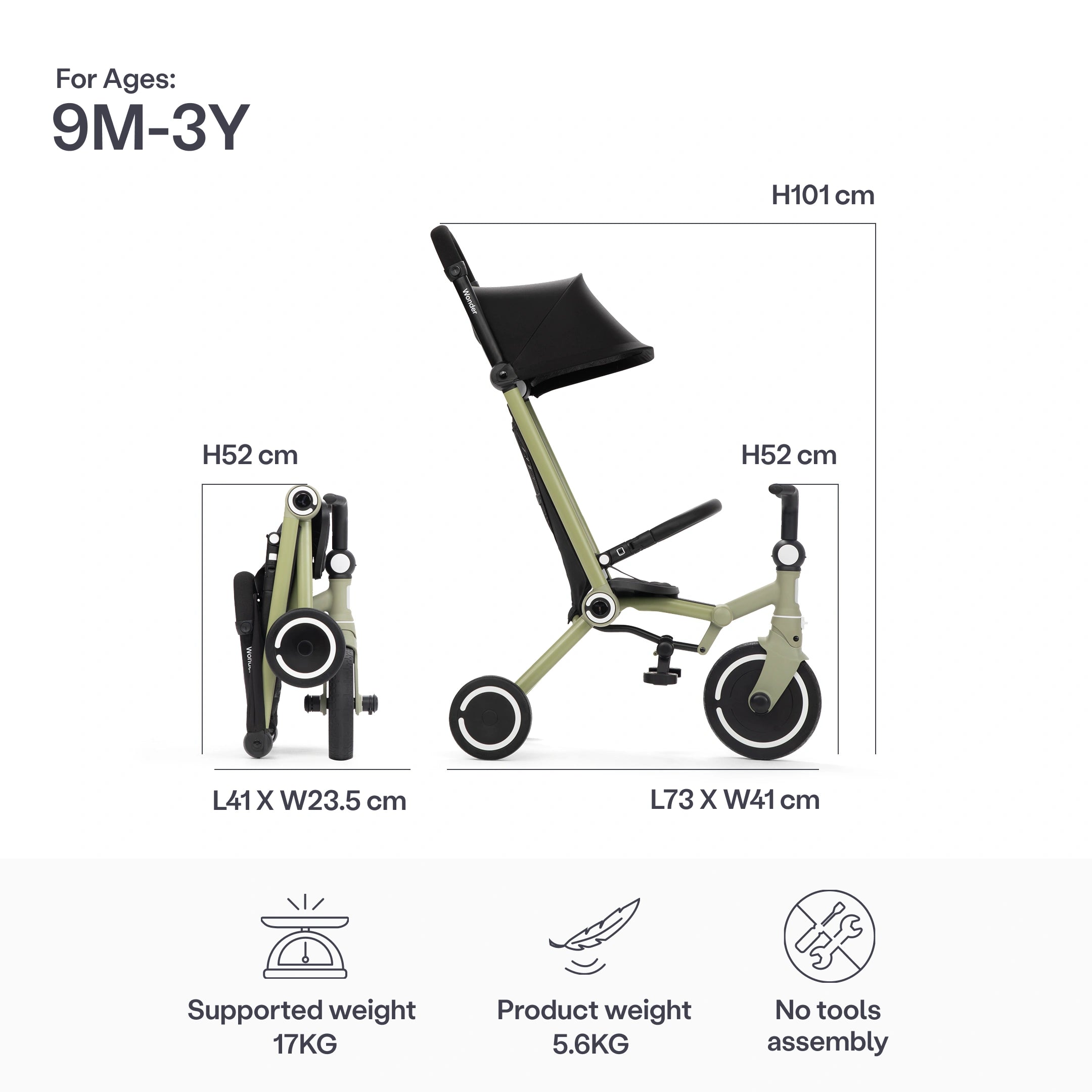 Wonder Stroller-Trike