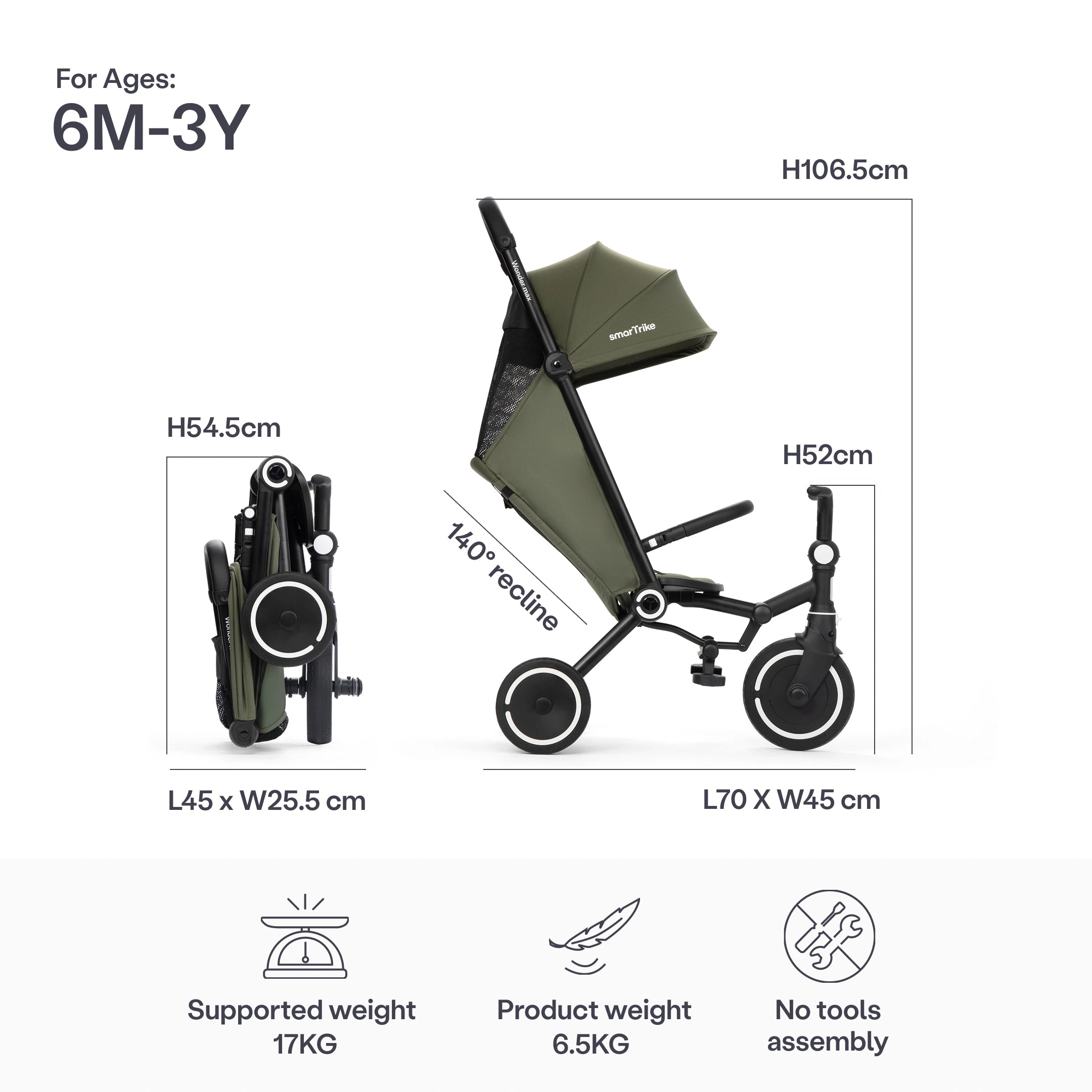 Wonder Max Stroller-Trike