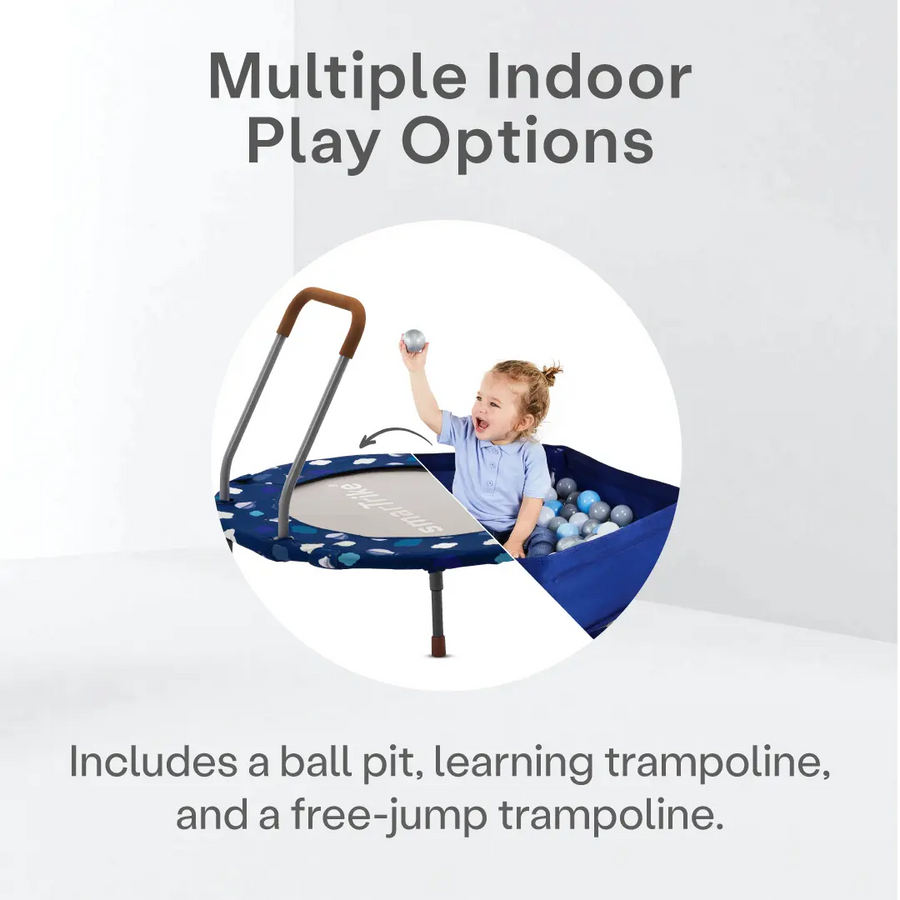 3-in-1 Activity Center: Trampoline & Ball Pit