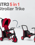 smart trike premium 3 in 1 red