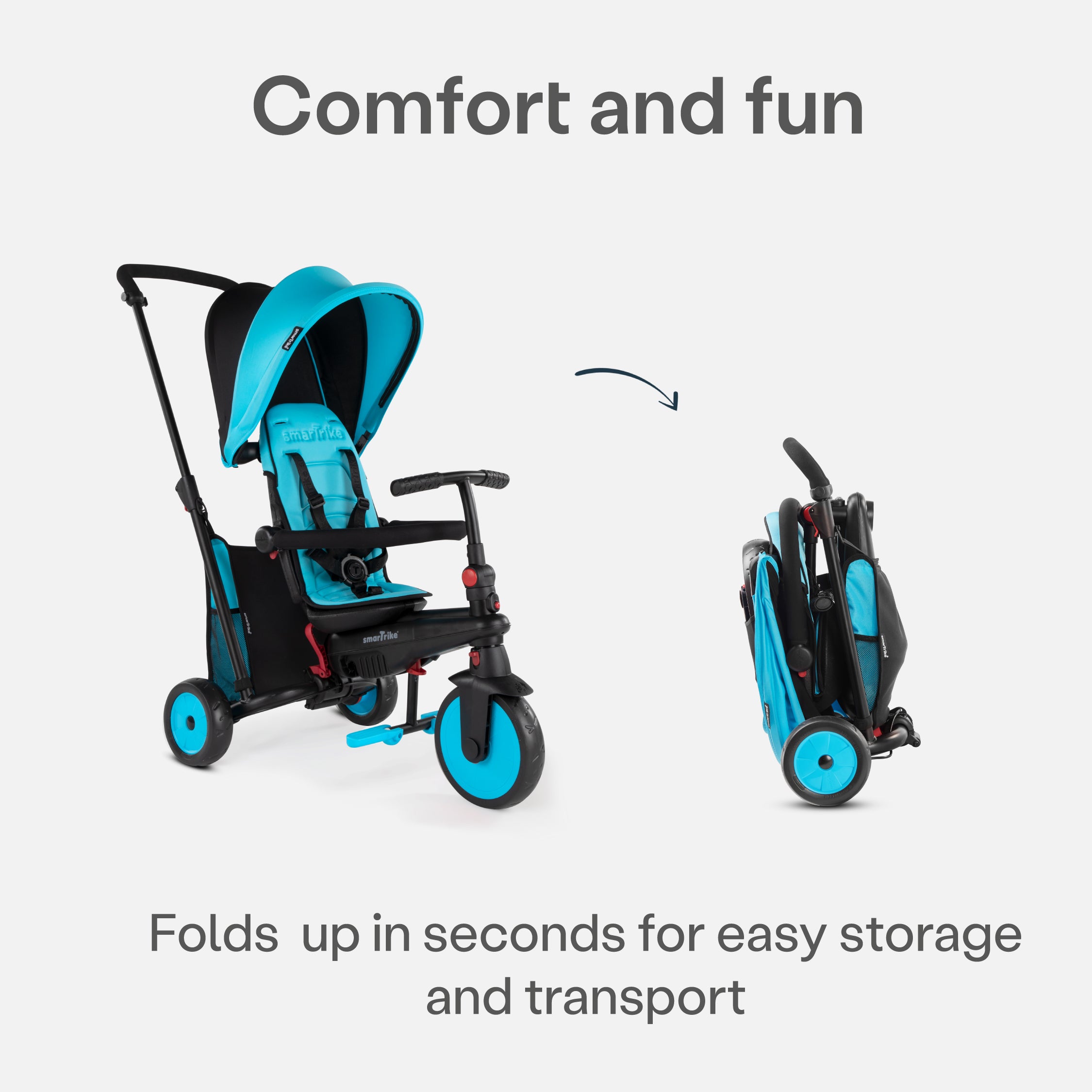 5 in 1 STR3 Folding Stroller Trike