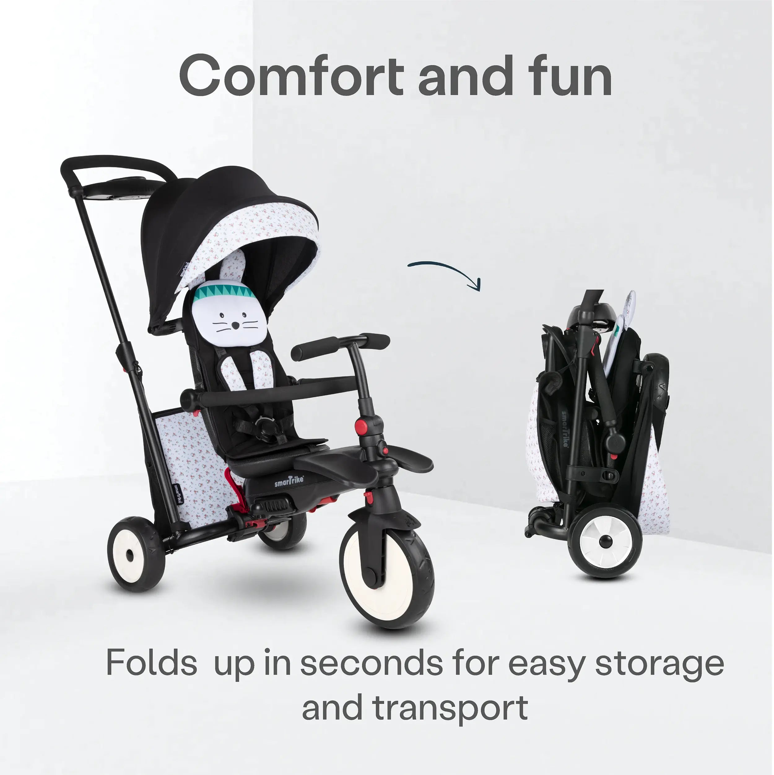 6 in 1 STR5 Folding Stroller Trike